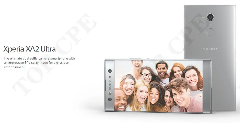 Разблокированный смартфон Sony Xperia XA2 Ultra 4G LTE Android Octa Core RAM 4 Гб ROM 32 Гб 6,0 дюйма 23 МП камера мобильный телефон
