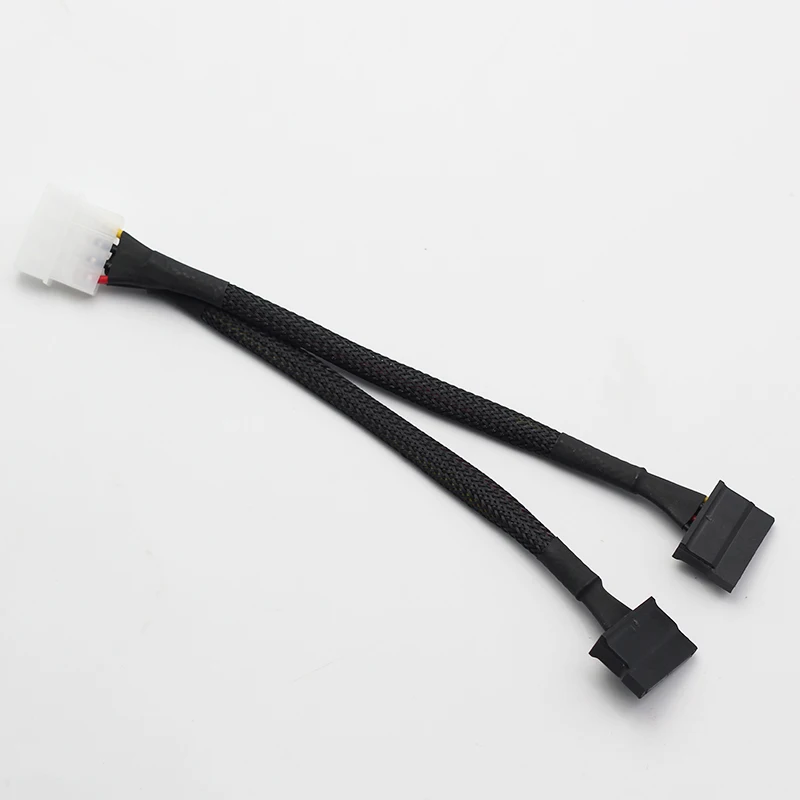 Del Molex большой 4Pin к SATA линия передачи питания IDE D порт одна точка две линии