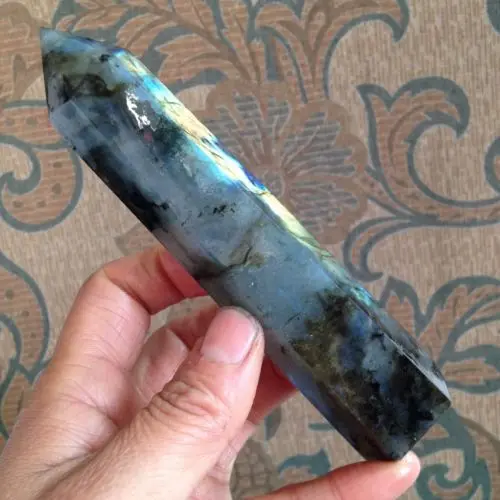 80 мм Натуральная Красивая Искусственная кристаллическая палочка для исцеления