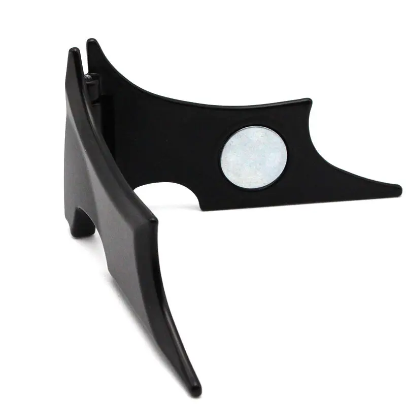 

1PC Mens Stainless Steel Batwing Bat Slim ID Card Cash Money Clip Holder Magnetic Black Quality Money Clips Cool
