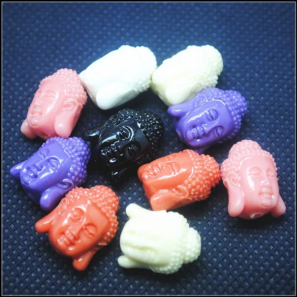 12 шт. с головой Будды в тон бусины для изготовления браслета ассорти аксессуаров