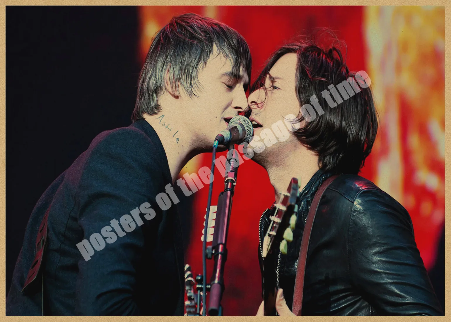 Винтажные плакаты Libertines/Рок ВИНТАЖНЫЙ ПЛАКАТ/ретро крафт плакаты декоративный Рисунок для бара - Цвет: Золотой