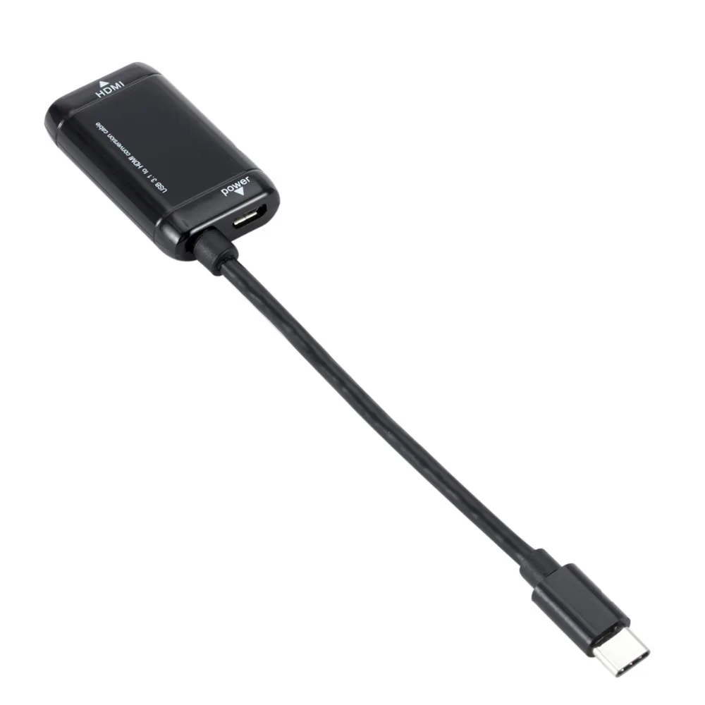 USB C адаптер типа к HDMI 1080P 3 1 Type кабель для MHL мужчин и женщин конвертер функции