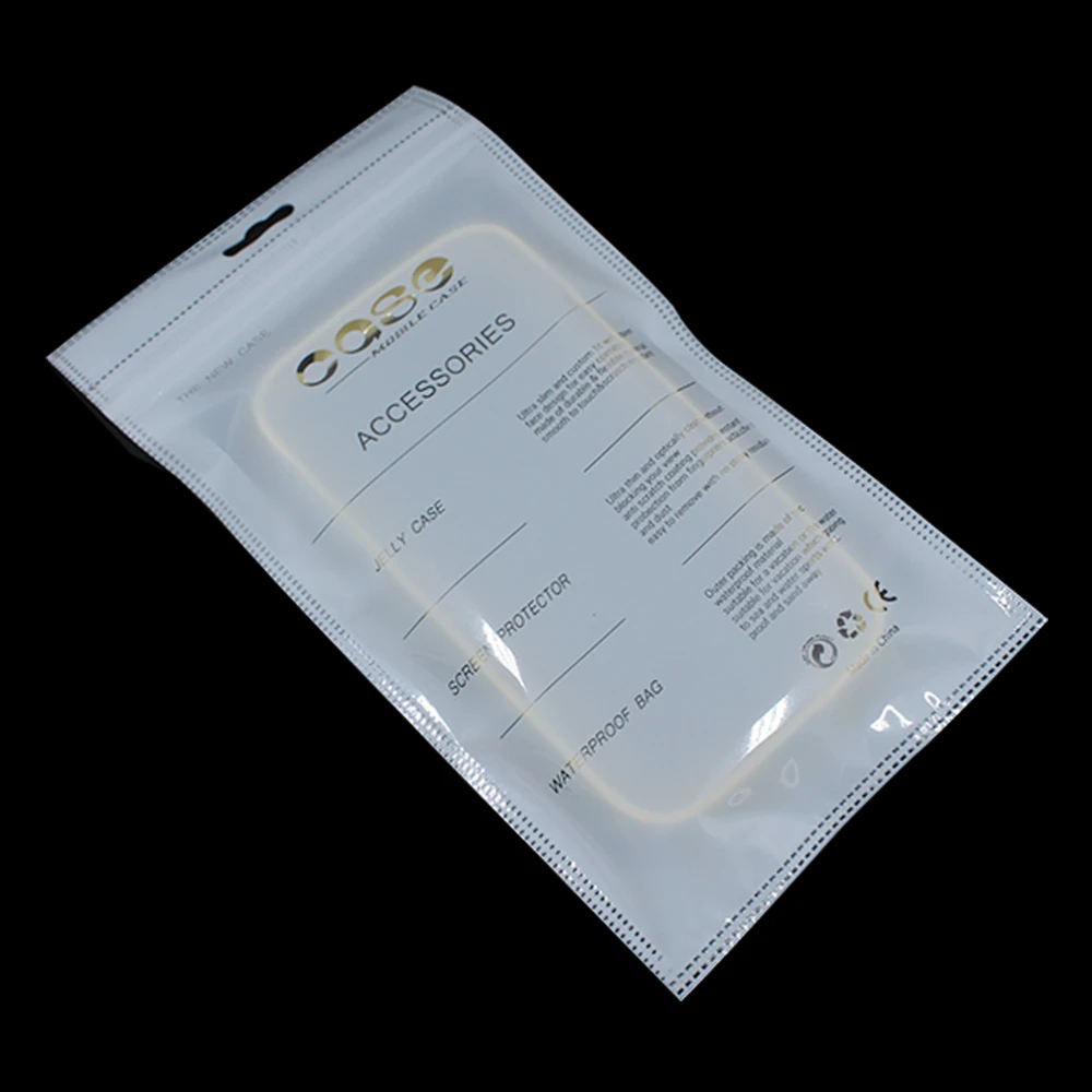 100 шт./лот пластиковая сумка Ziplock для мобильного телефона упаковка почтовый замок