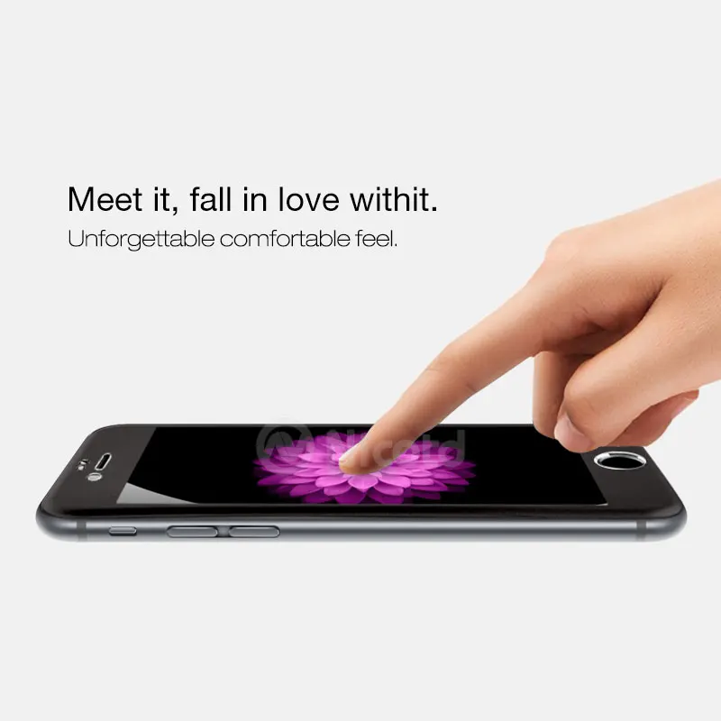 Nicodd 4D( 3D) полное покрытие Temepred стекло для iPhone 8 7 6 6s плюс нано покрытие анти-шок протектор экрана для iPhone X 10