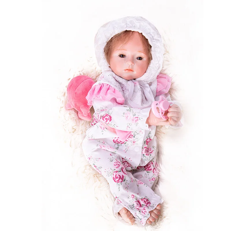 

OtardDolls Bebe Reborn Sleeping Girl Dolls 18 inch 46cm Realistic Soft Silicone Bonecas Doll Baby brinquedos Newborn Kids Toys