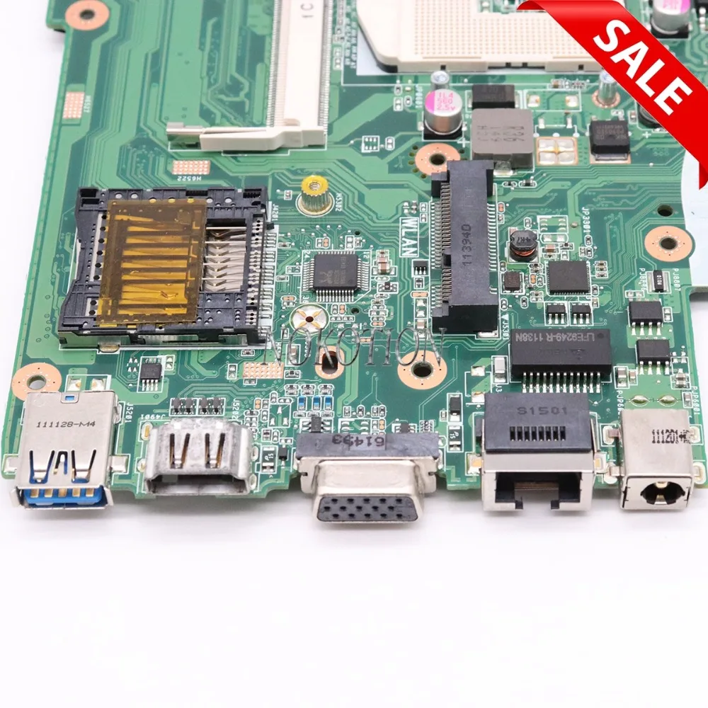 NOKOTION материнская плата для ноутбука Asus K84L K43L DDR3 HM65 основная полностью