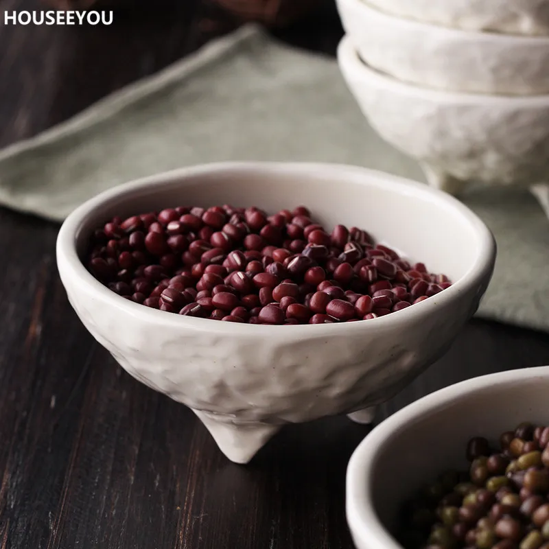 Фарфоровые маленькие миски в японском стиле столовая посуда высшего качества пищевой контейнер для белого
