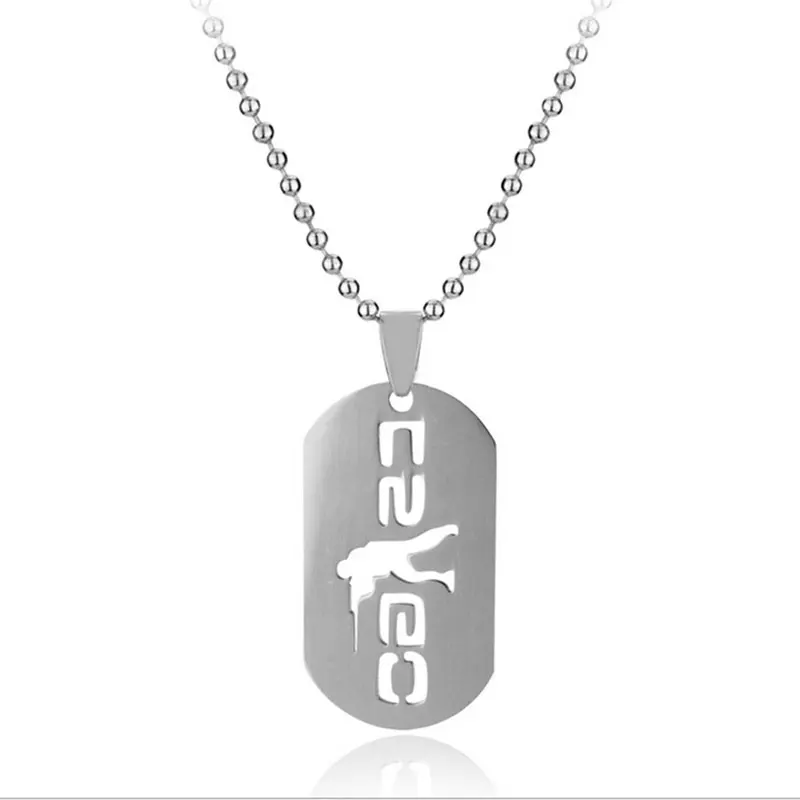 Подвеска из нержавеющей стали Cs Go ожерелье счетчик название бирка CSGO собака