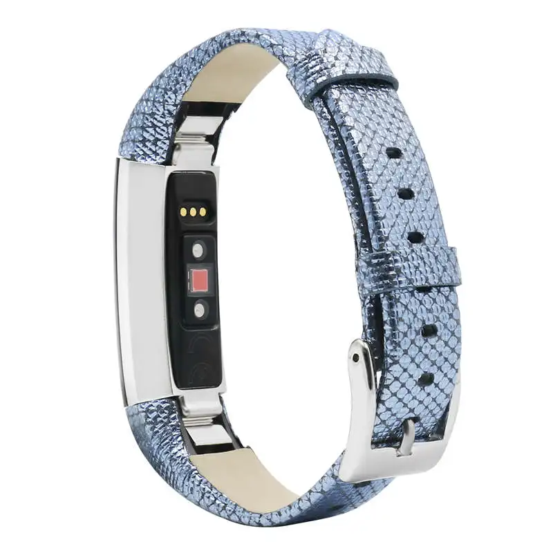 Высококачественный подлинный кожаный браслет ремешок Браслет Для Fitbit Alta Tracke сменный Браслет коричневый черный красный - Цвет: 12