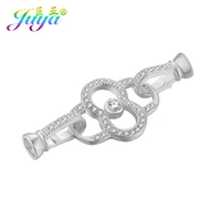 beadwork jewelry material supplies hollow flower fastener pearls clasp accessories for women natural stone pearls jewelry making