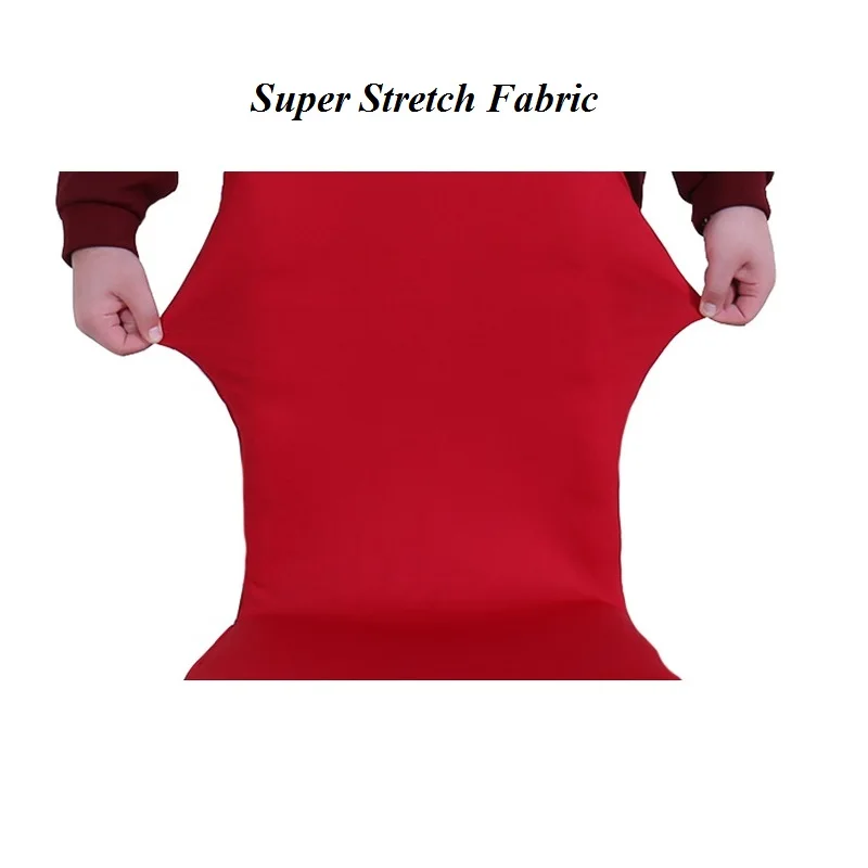 Съемный чехол для стула однотонный эластичный на стул кухни и столовой покрытие