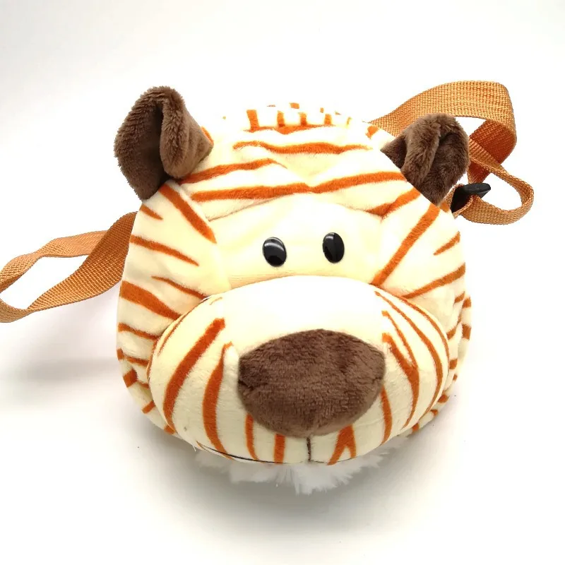 tiger Милый НИСИ животных Лолита плюшевый рюкзак олень Тигр Лев медведь Baboon сумка в стиле Косплей внутри детский мешок для сладостей рюкзак - Цвет: tiger