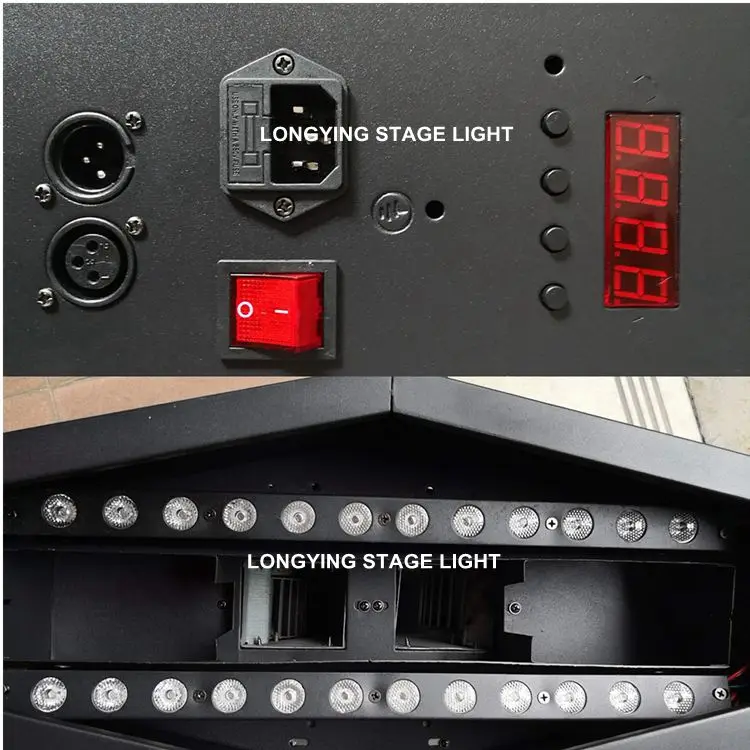 4 шт./партия RGB 3в1 цветной светодиодный фонарь 24x3 Вт сценический DMX поддельный пожарный проектор шелковое пламя для сценического эффекта