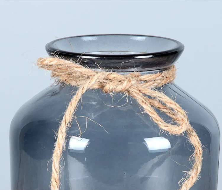 Креативная Современная Минималистичная ваза из цветного стекла украшение для