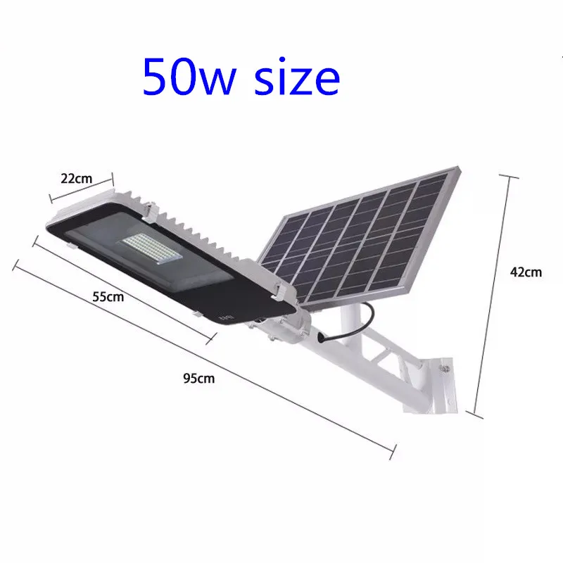 Уличный светильник на солнечной батарее 10W20W50W100W яркий водонепроницаемый большая