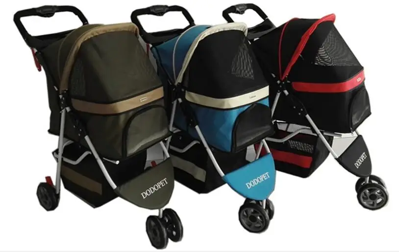 Складная детская коляска из ткани Оксфорд высокого качества 600D|pet stroller|pet cartstroller