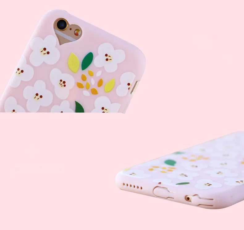 Цветной мультяшный силиконовый чехол для телефона из ТПУ iphone 5 5S 6 6s plus маленькая