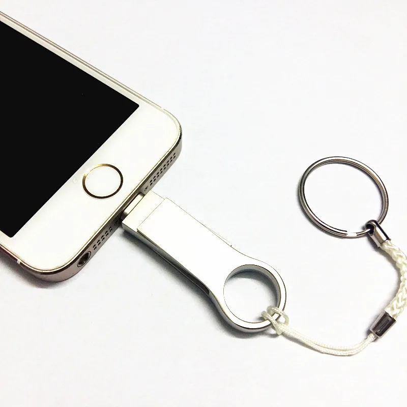 USB флеш-накопитель для iPhone 6 7 Plus 8 5S ipad металлический HD карта памяти двойного