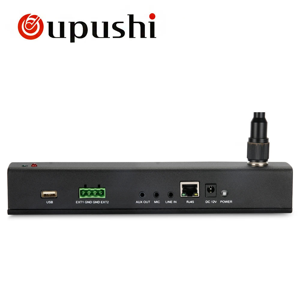 Oupushi IP63 IP сеть Ранняя Радио микрофон кампус цифровая система вещания