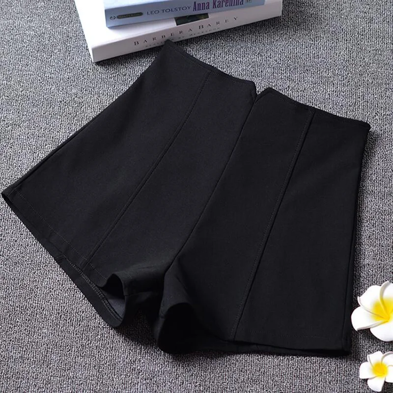 Aucfzid Summer High Waist Shorts Women Skinny Slim Oversize Pants Casual Fashion Office A018 | Женская одежда