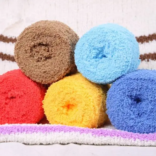 100 г 23 Цвета утолщенная трехслойная мягкая Коралловая флисовая вязаная шерстяная