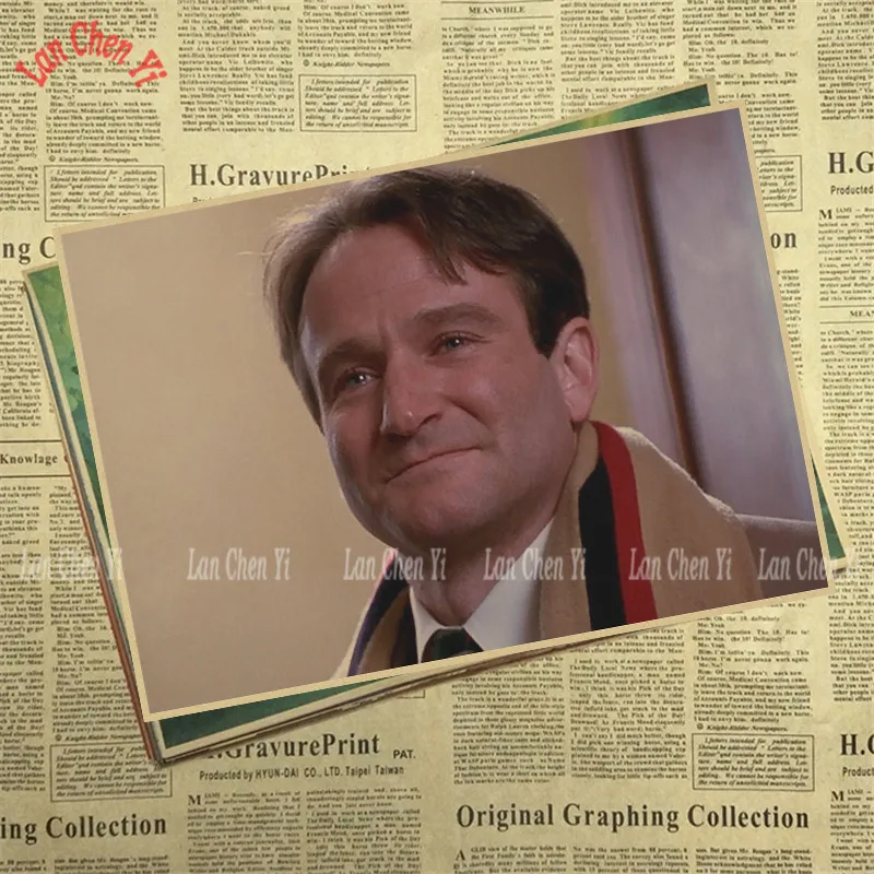Зеленый Dead Poets society ностальгическая матовая крафт-бумага плакат офисный подарок столовая домашний Декор стикер дизайн - Цвет: Зеленый