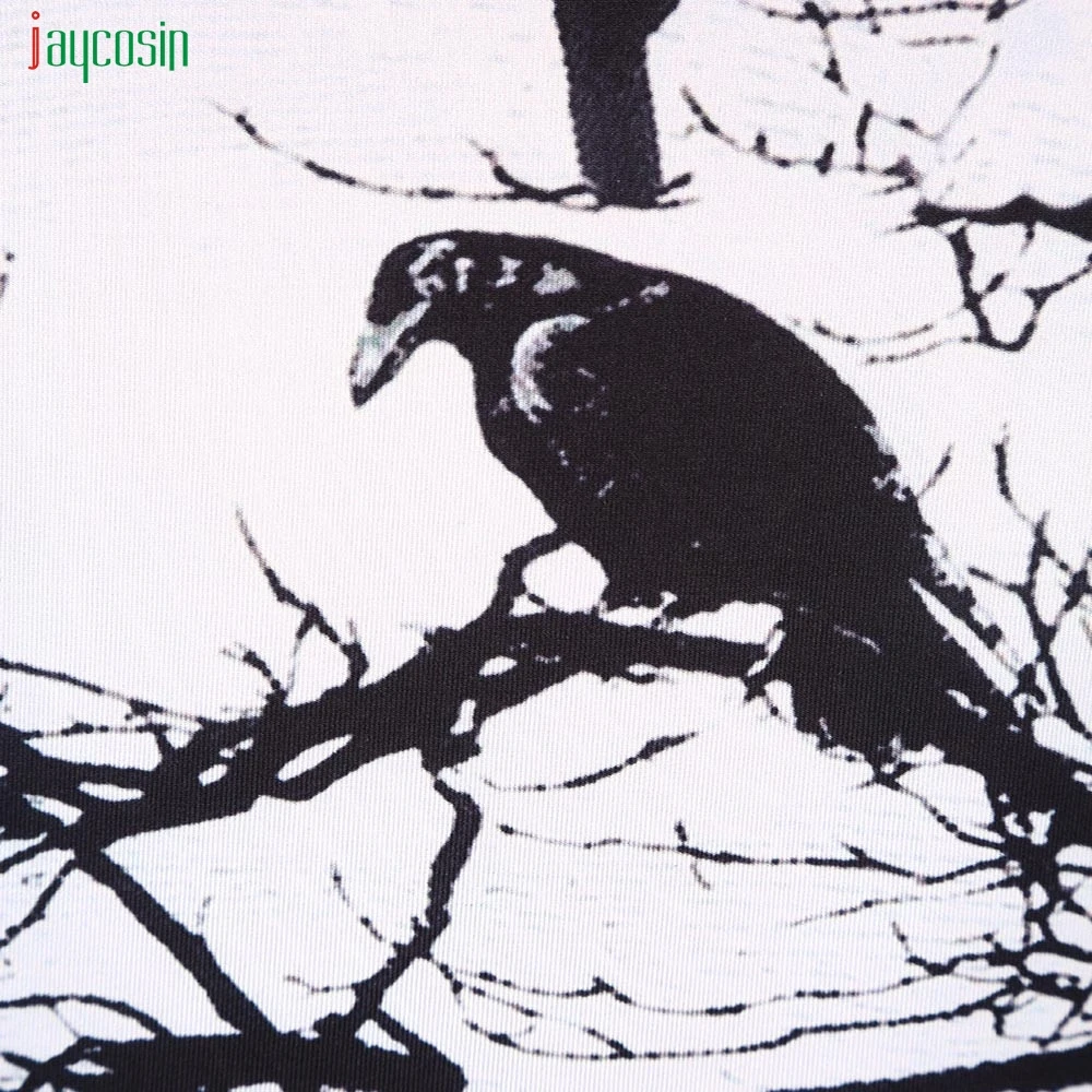 Женское мини платье с принтом черепа Jaycosin модное и Повседневное без рукавов