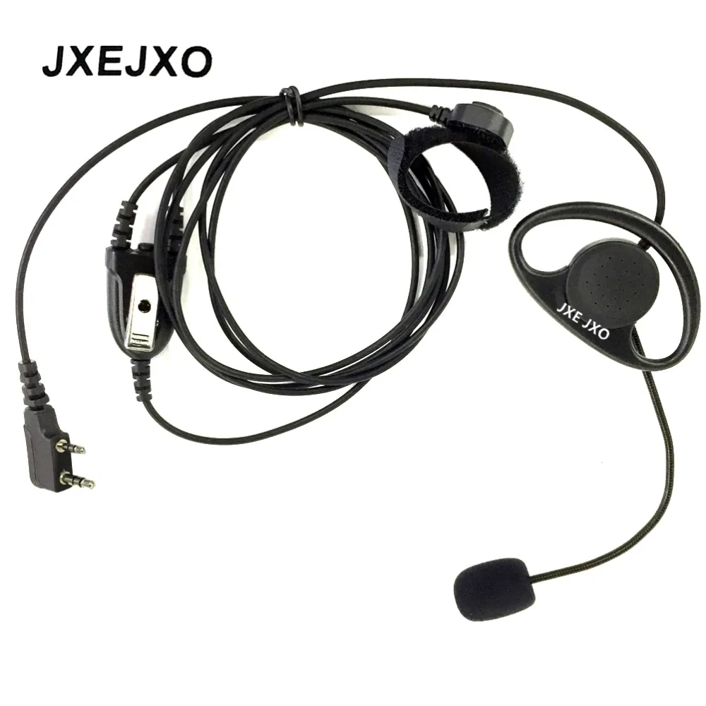 JXEJXO новые D-образные PTT наушники гарнитура с микрофоном стрелы для Kenwoode Baofeng UV5R