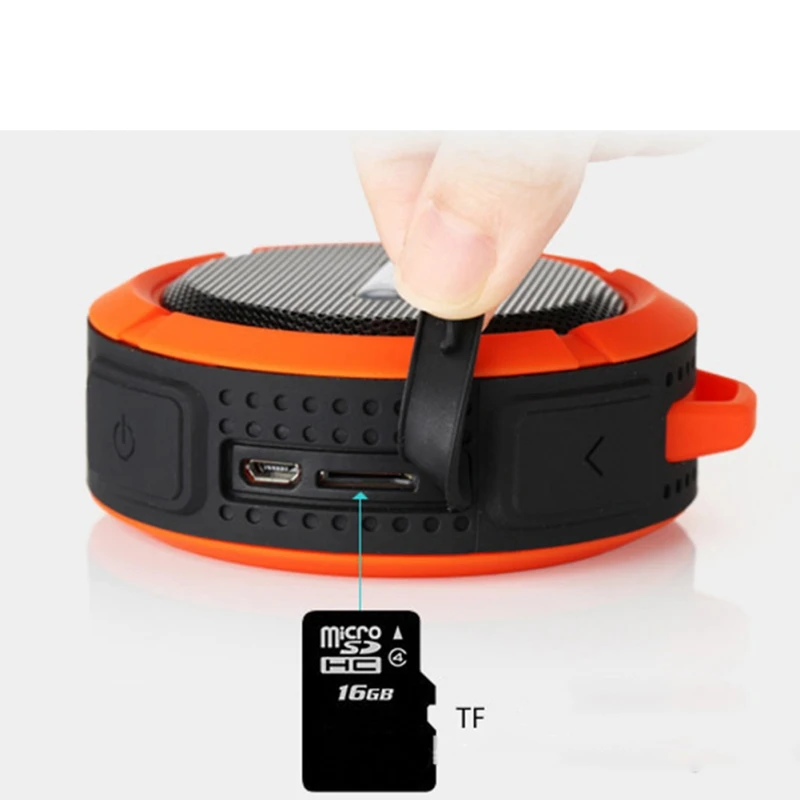 IPX6 Водонепроницаемый Открытый беспроводной Bluetooth 4,0 стерео портативный динамик Встроенный микрофон ударопрочный динамик с басами