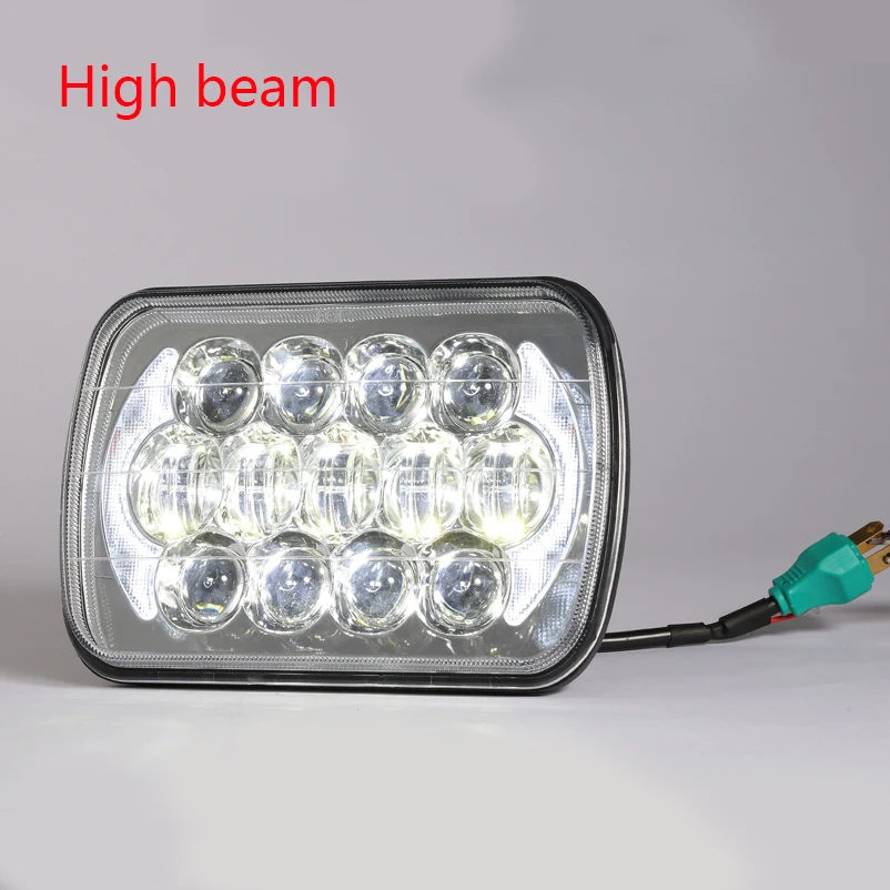 Светодиодный квадратный Головной фонарь 5x7 дюймов 7 105 Вт светодиодный