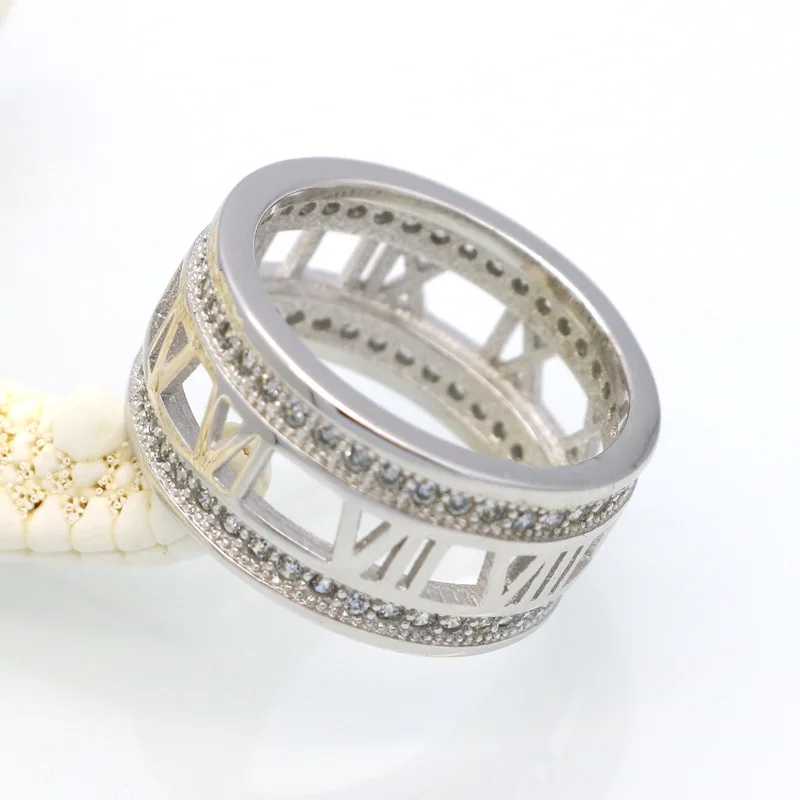 Crystal Rings Female Stainless Steel Wedding Engagement Charm For Women Fashion Jewelry Size 6 8 9 | Украшения и аксессуары