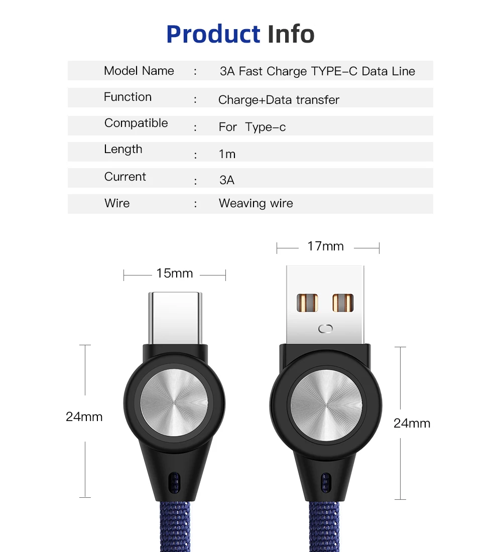Robotsky 3A USB C Micro USB кабель для быстрой зарядки для huawei samsung Xiaomi Android мобильного телефона USBC MicroUSB пружинная Дата линия