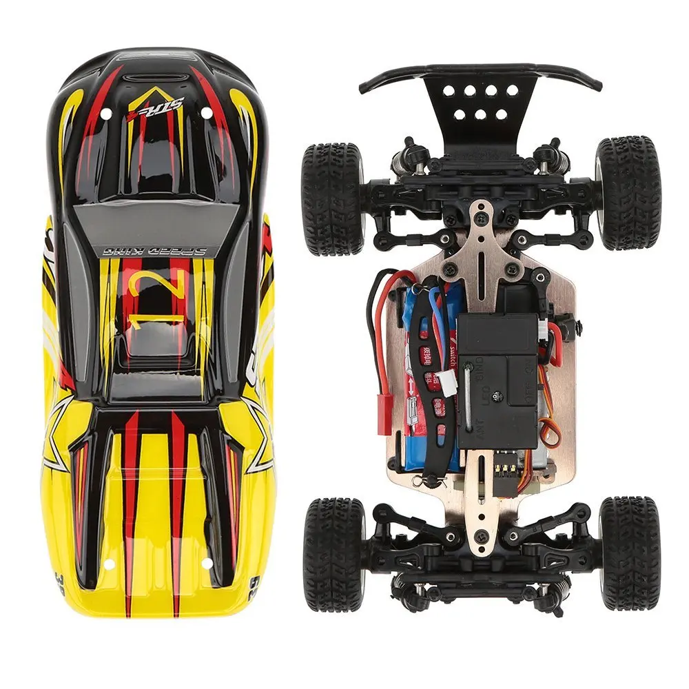 WLtoys Бесплатная доставка A222 1/24 2 4G электрический матовый 4WD RTR RC автомобиль