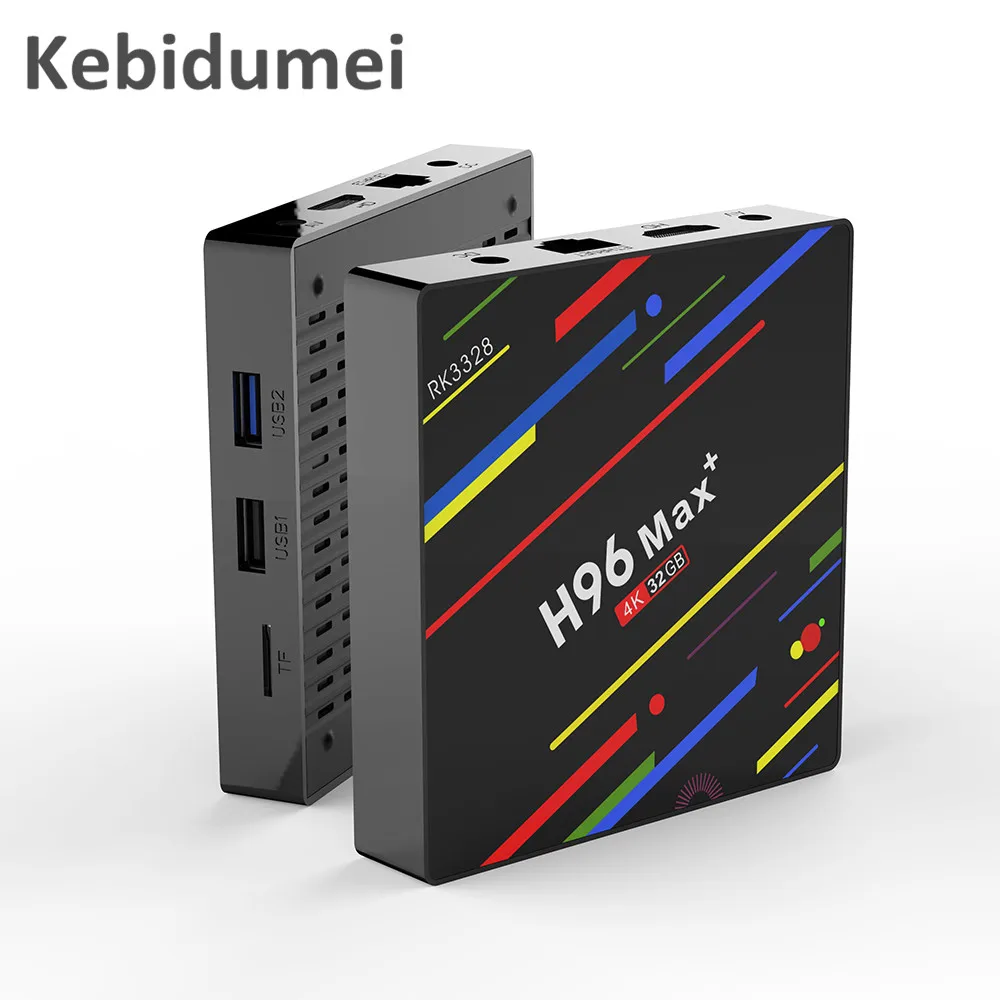 ТВ-приставка H96 MAX Plus Android 8 1 смарт-приставка RK3328 16 ГБ 32 64 2 4G/5G Wifi 4K H.265 медиаплеер Pro H2