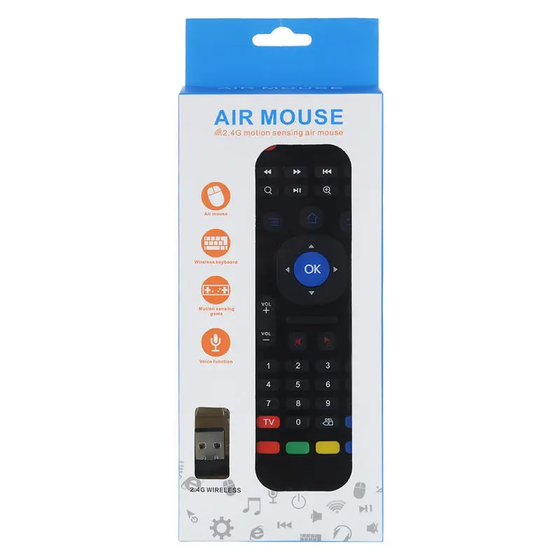 MX3 Backlight 2.4G RF Wireless Keyboard Controller Remote Control Air Mouse for Smart Android TV Box mini PC HTPC Projector |