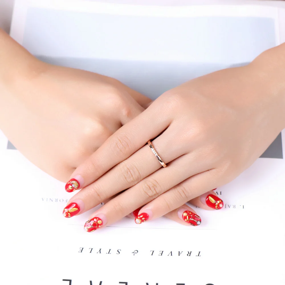 Женское Обручальное кольцо с кубическим цирконием модный бренд ювелирное