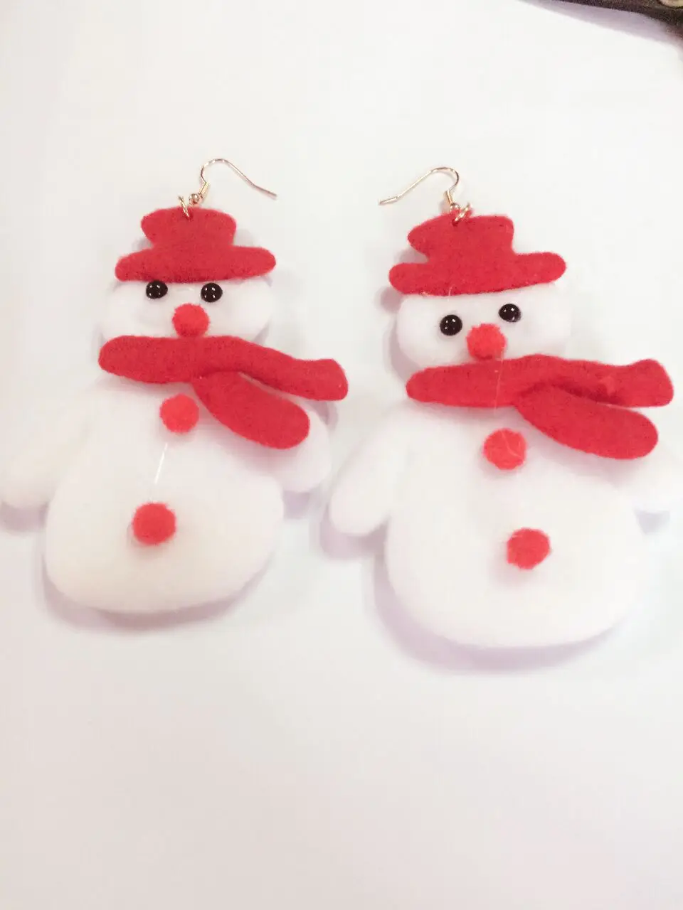 Милые серьги в новом дизайне стиле Санта-Клауса рождественский подарок |