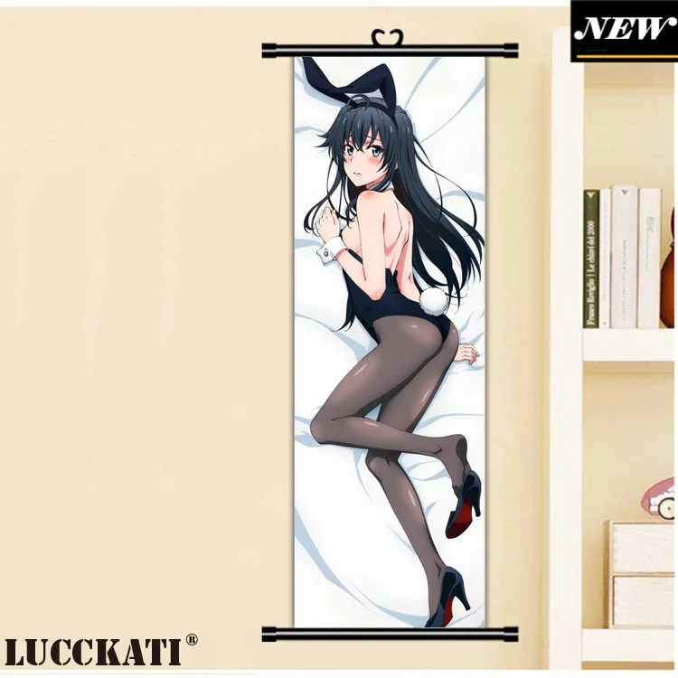 45x135 см oregairu yahari Руда не Seishun любовь приходите ва machigatteiru лоли мультфильм аниме стены картина прокрутки холст живопись плакат
