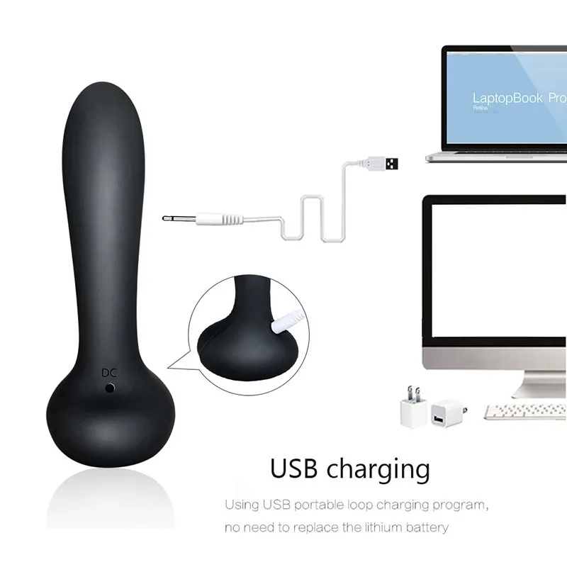 Мужской перезаряжаемый массажер простаты мастурбатор Анальный вибратор секс