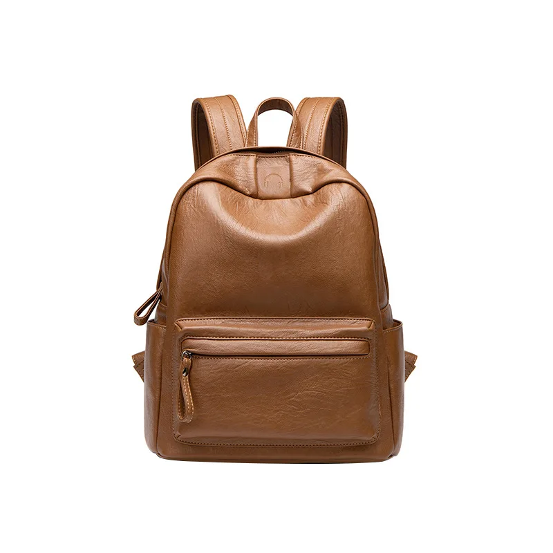 Emon Мумия материнства пеленки мешок большой Ёмкость мама Дорожная сумка-рюкзак из натуральной кожи модные уход за матерью пеленки мешок - Цвет: Brown