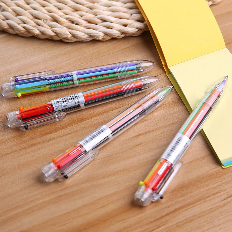 Многофункциональная многоцветная шариковая ручка 1 шт. 6 в красочные Канцтовары