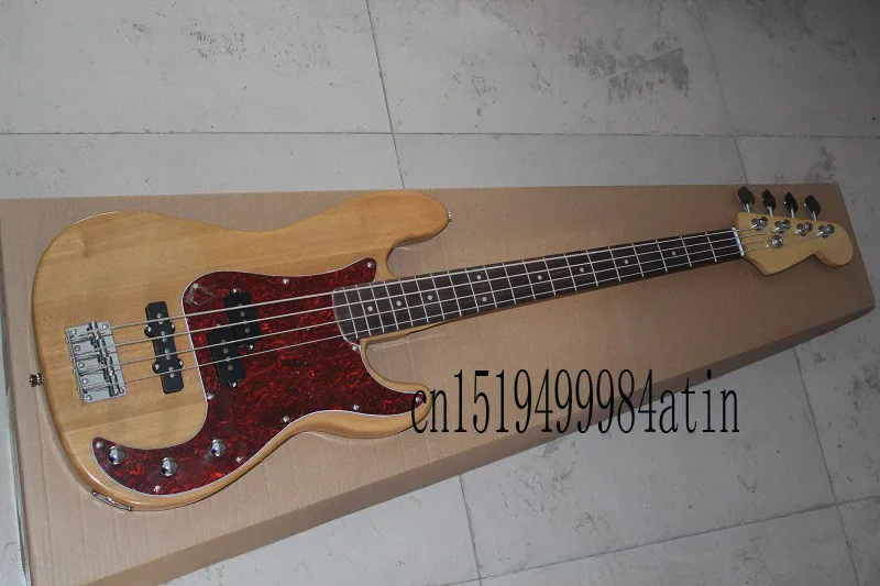 Новое поступление на заказ гитара из палисандра F четкие басы Burlywood 4 струны