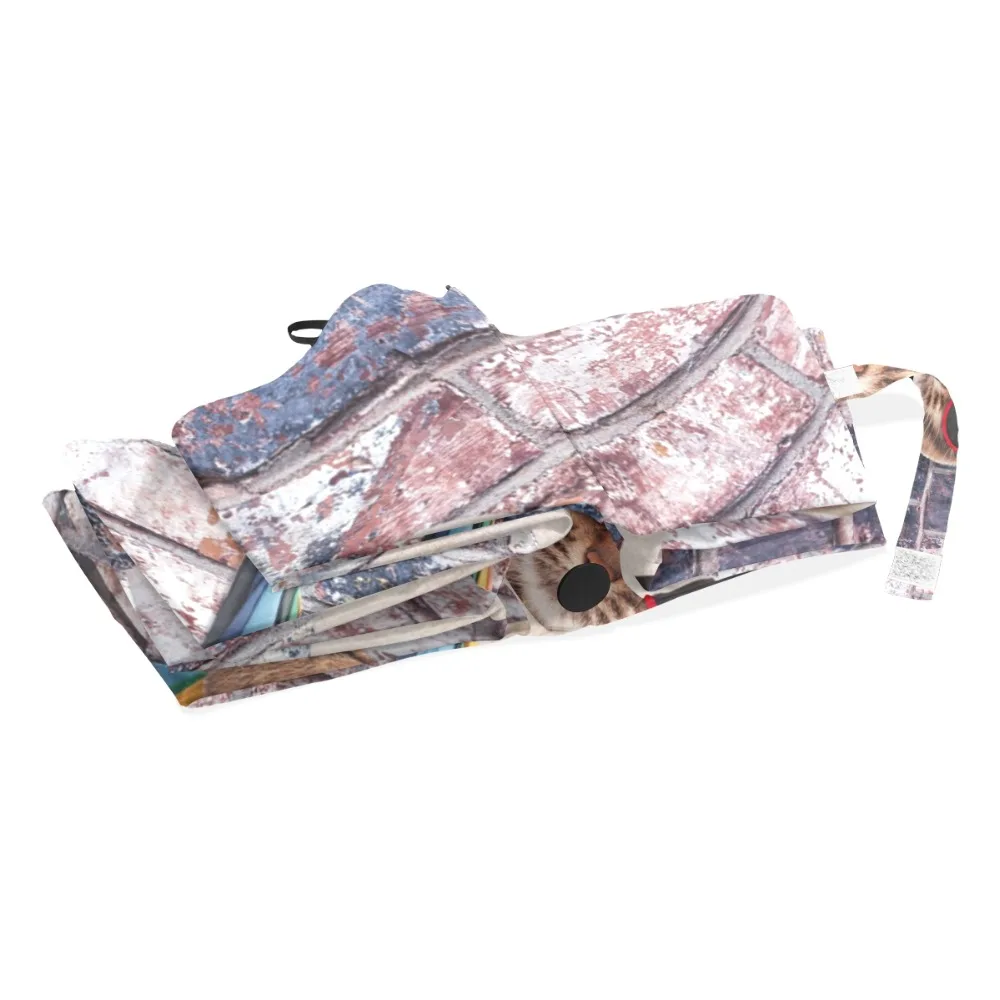 Vogue кот зонтик полностью автоматическая пляж Для женщин от дождя складной Анти-УФ