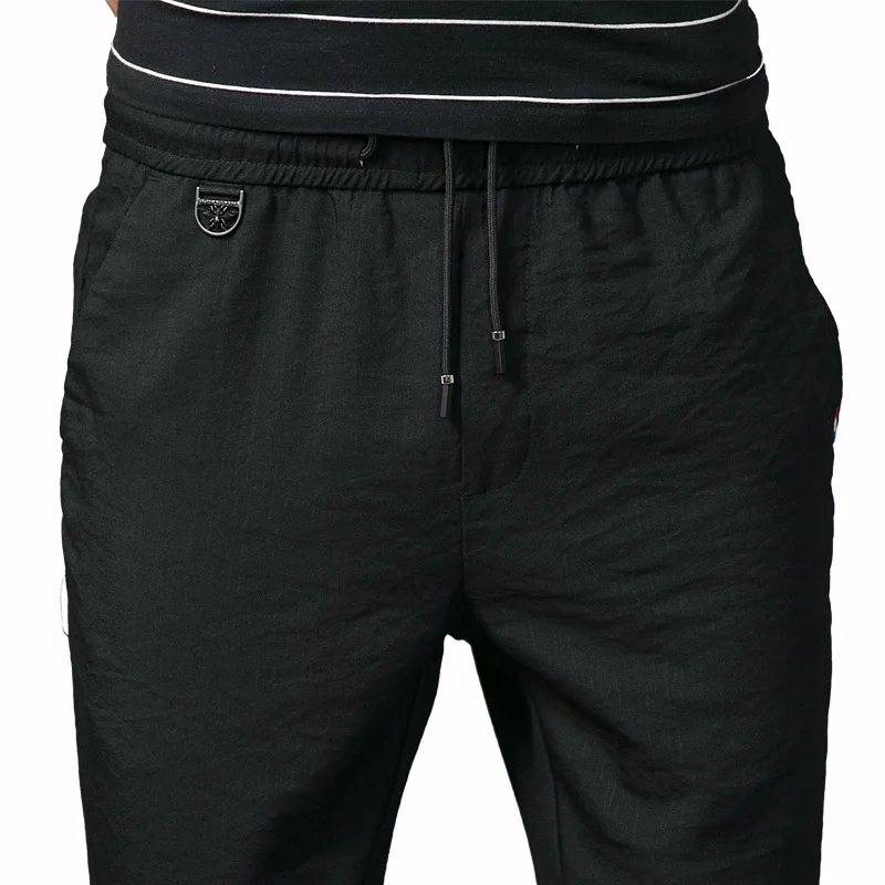 2018 г. Осенняя брендовая тренажерные залы Для мужчин джоггеры пот Штаны брюки