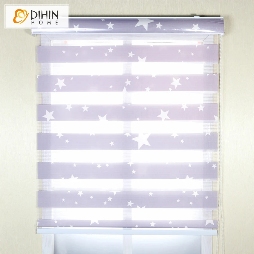 

Cartoon Lucy Stars Window Curtain Zebra Blinds Customized Window Rollor Blind For Living Room