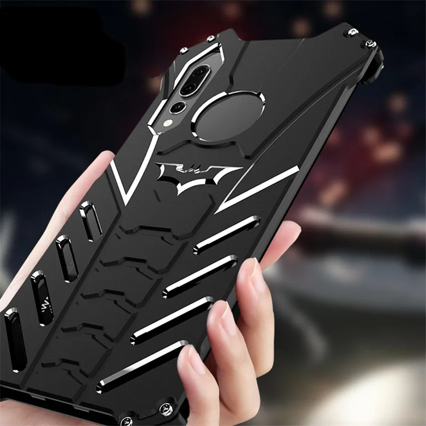 Чехол для Huawei P20 Pro Роскошный Алюминиевый металлический чехол с Бэтменом телефона