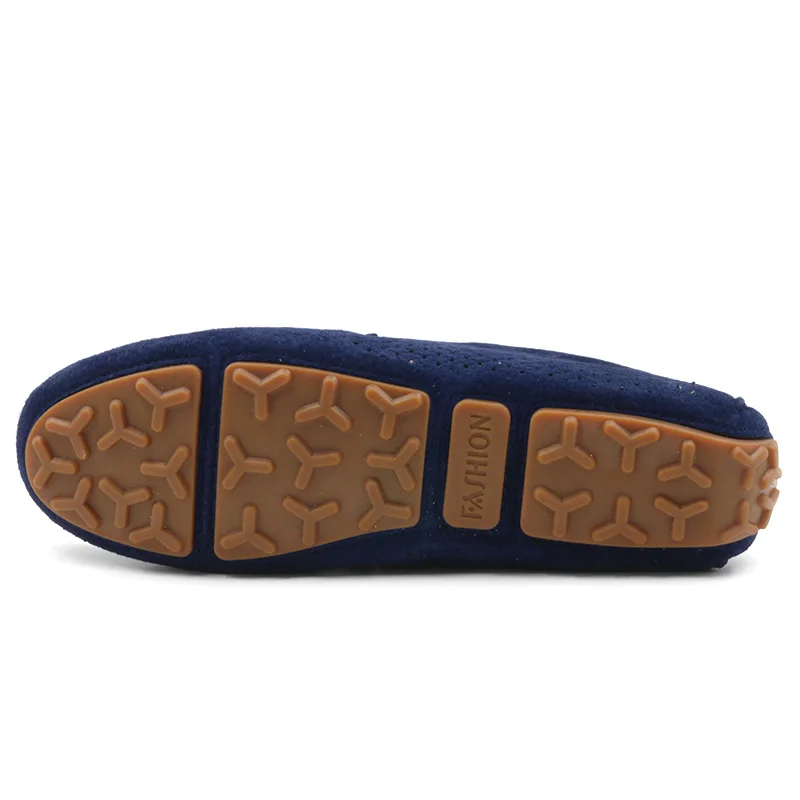 Мужские лоферы COSIDRAM мягкие дышащие из натуральной кожи на плоской подошве для