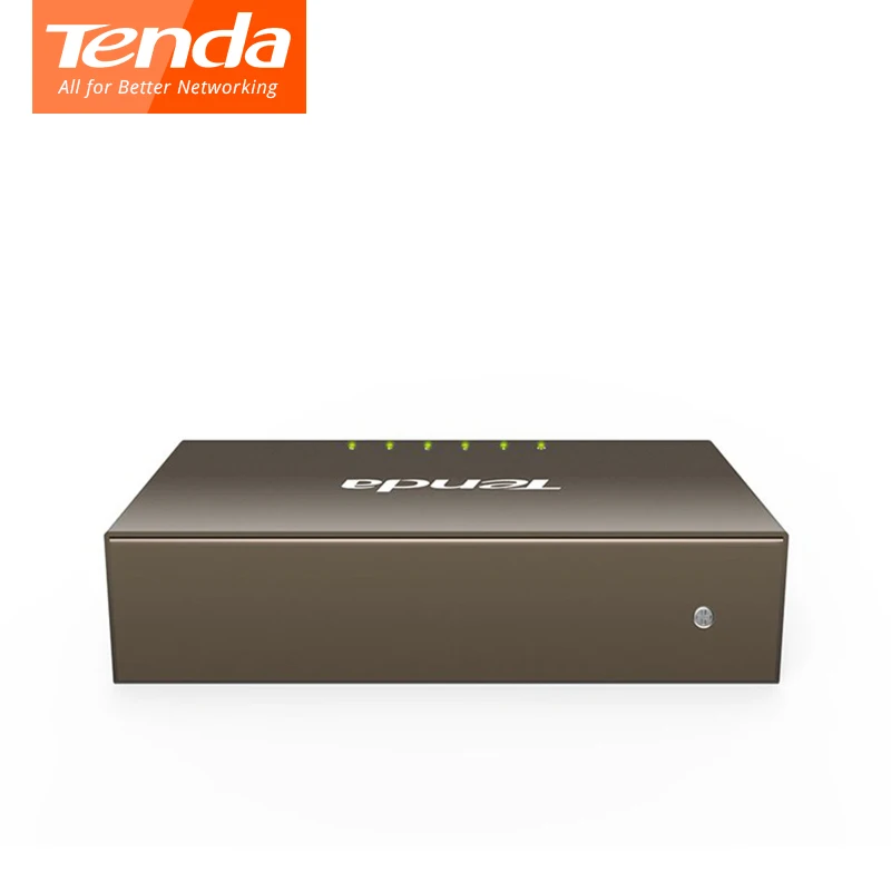 Коммутатор Tenda тега1005d с 5 портами 1000 м Gigabit Ethernet сетевые коммутаторы 10/100/1000 Мбит/с