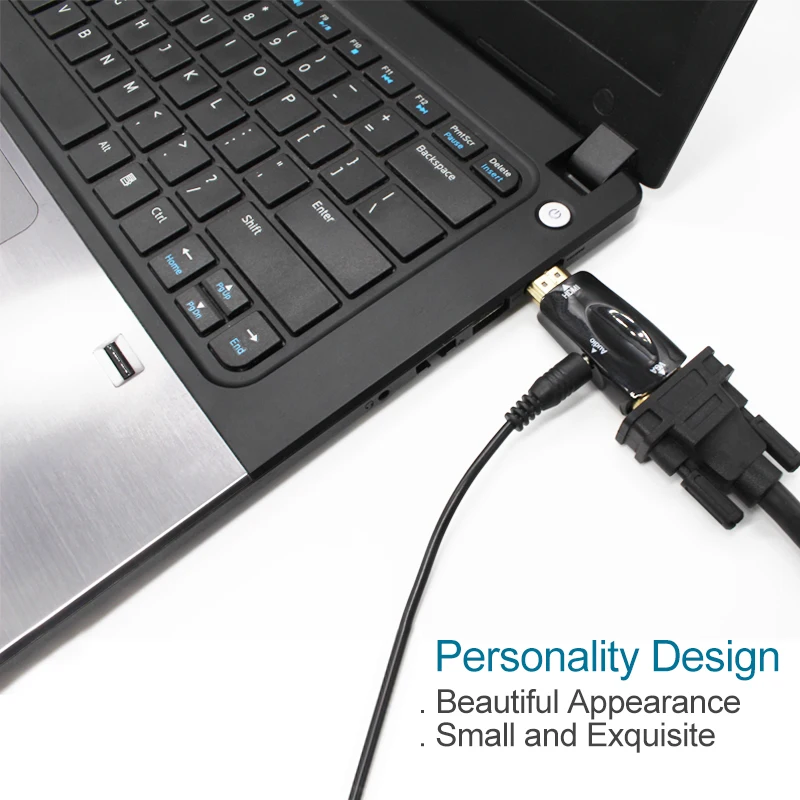HDMI VGA адаптер мужчин к Аудио Кабель аудио конвертер Экран расширение PC для